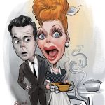 Lucy Desi caricature