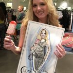 Fashion vogue caricature of Elaina