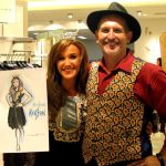 Caricature of Miss Texas Kristen