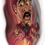 Richard Pryor caricature